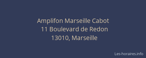 Amplifon Marseille Cabot