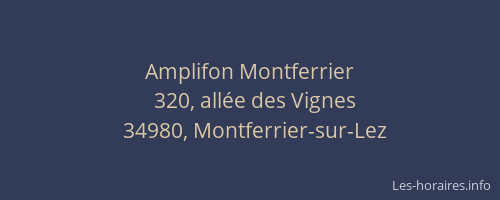 Amplifon Montferrier