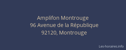 Amplifon Montrouge