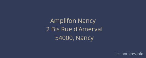 Amplifon Nancy
