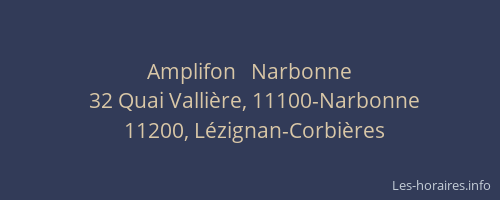 Amplifon   Narbonne