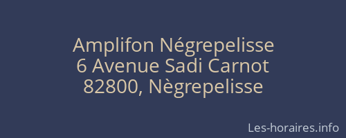 Amplifon Négrepelisse
