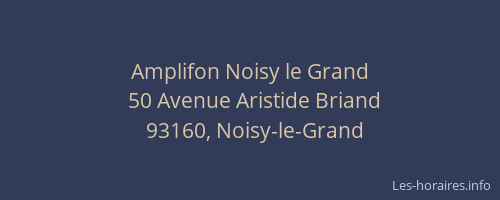 Amplifon Noisy le Grand