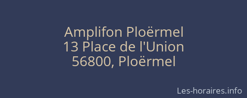 Amplifon Ploërmel
