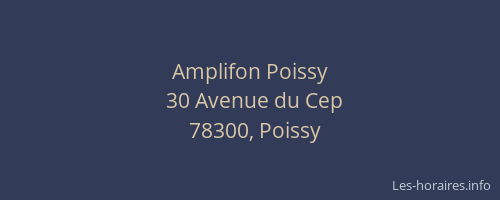 Amplifon Poissy
