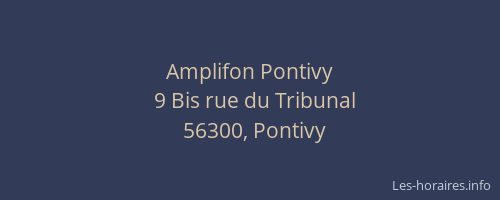 Amplifon Pontivy
