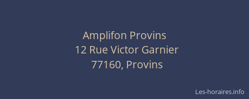 Amplifon Provins
