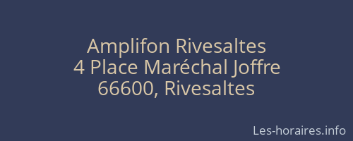 Amplifon Rivesaltes