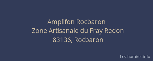 Amplifon Rocbaron