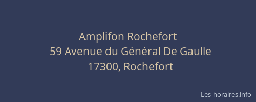 Amplifon Rochefort