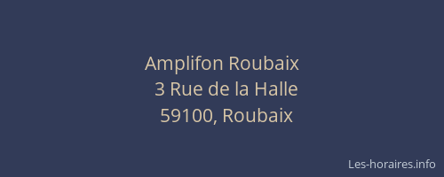Amplifon Roubaix