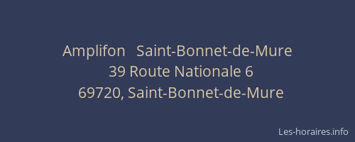 Amplifon   Saint-Bonnet-de-Mure