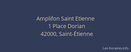 Amplifon Saint Etienne