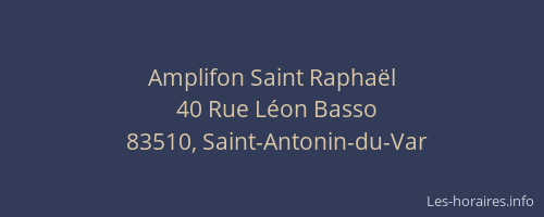 Amplifon Saint Raphaël