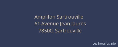 Amplifon Sartrouville
