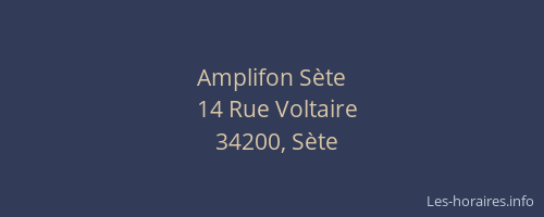 Amplifon Sète