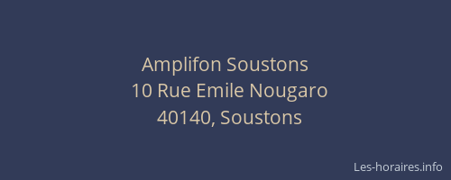 Amplifon Soustons