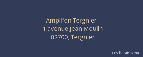 Amplifon Tergnier