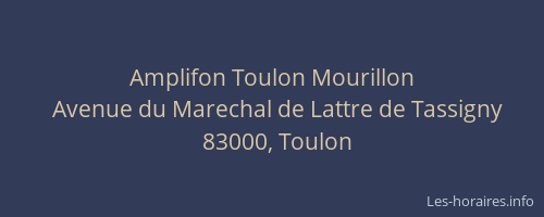Amplifon Toulon Mourillon
