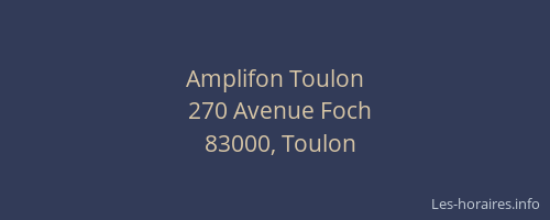 Amplifon Toulon