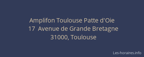 Amplifon Toulouse Patte d'Oie