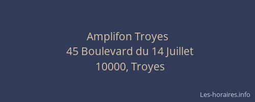 Amplifon Troyes