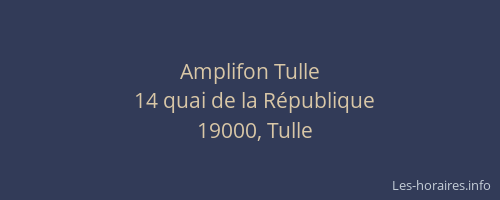 Amplifon Tulle