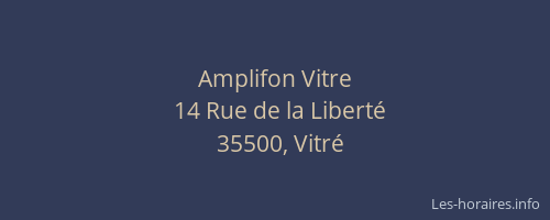 Amplifon Vitre