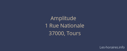 Amplitude