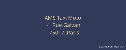 AMS Taxi Moto