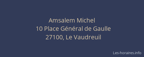 Amsalem Michel