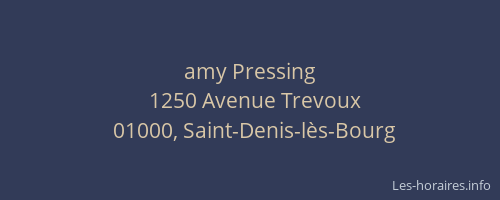 amy Pressing