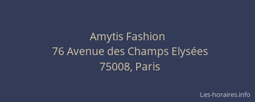 Amytis Fashion