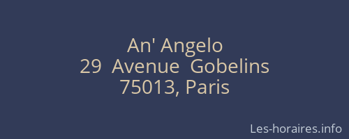 An' Angelo