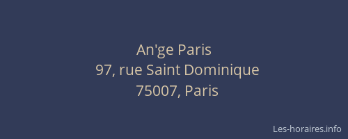 An'ge Paris