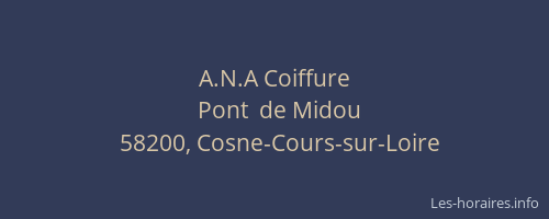 A.N.A Coiffure