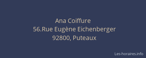 Ana Coiffure