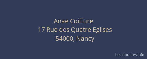 Anae Coiffure