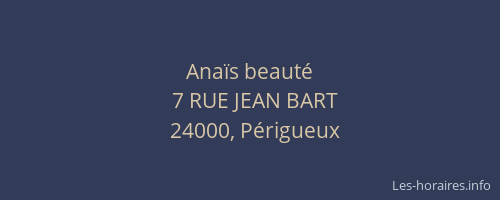 Anaïs beauté