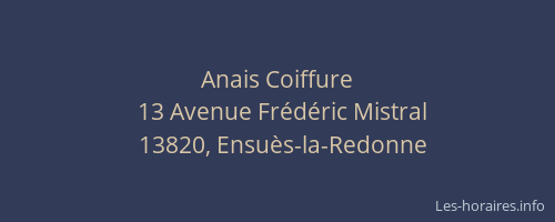 Anais Coiffure