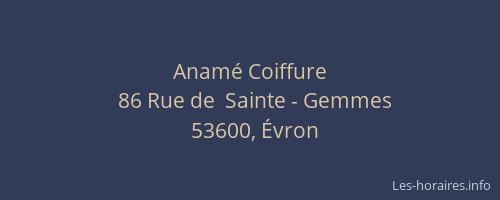 Anamé Coiffure