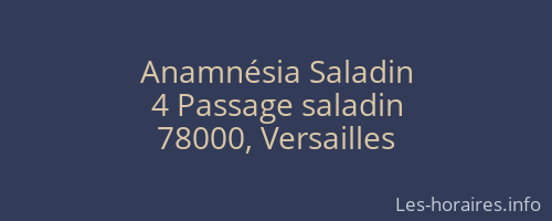 Anamnésia Saladin