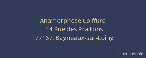 Anamorphose Coiffure