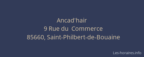 Ancad'hair