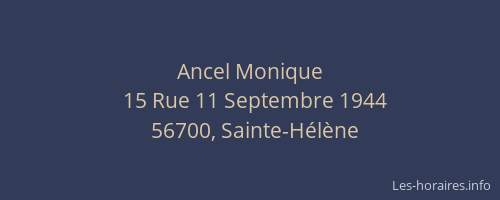 Ancel Monique