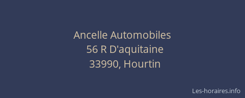 Ancelle Automobiles