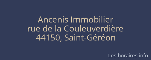 Ancenis Immobilier