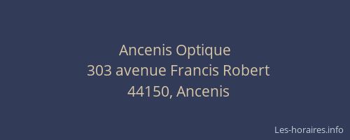 Ancenis Optique