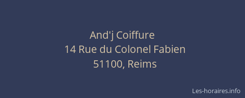 And'j Coiffure