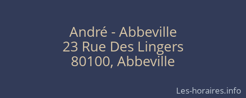 André - Abbeville